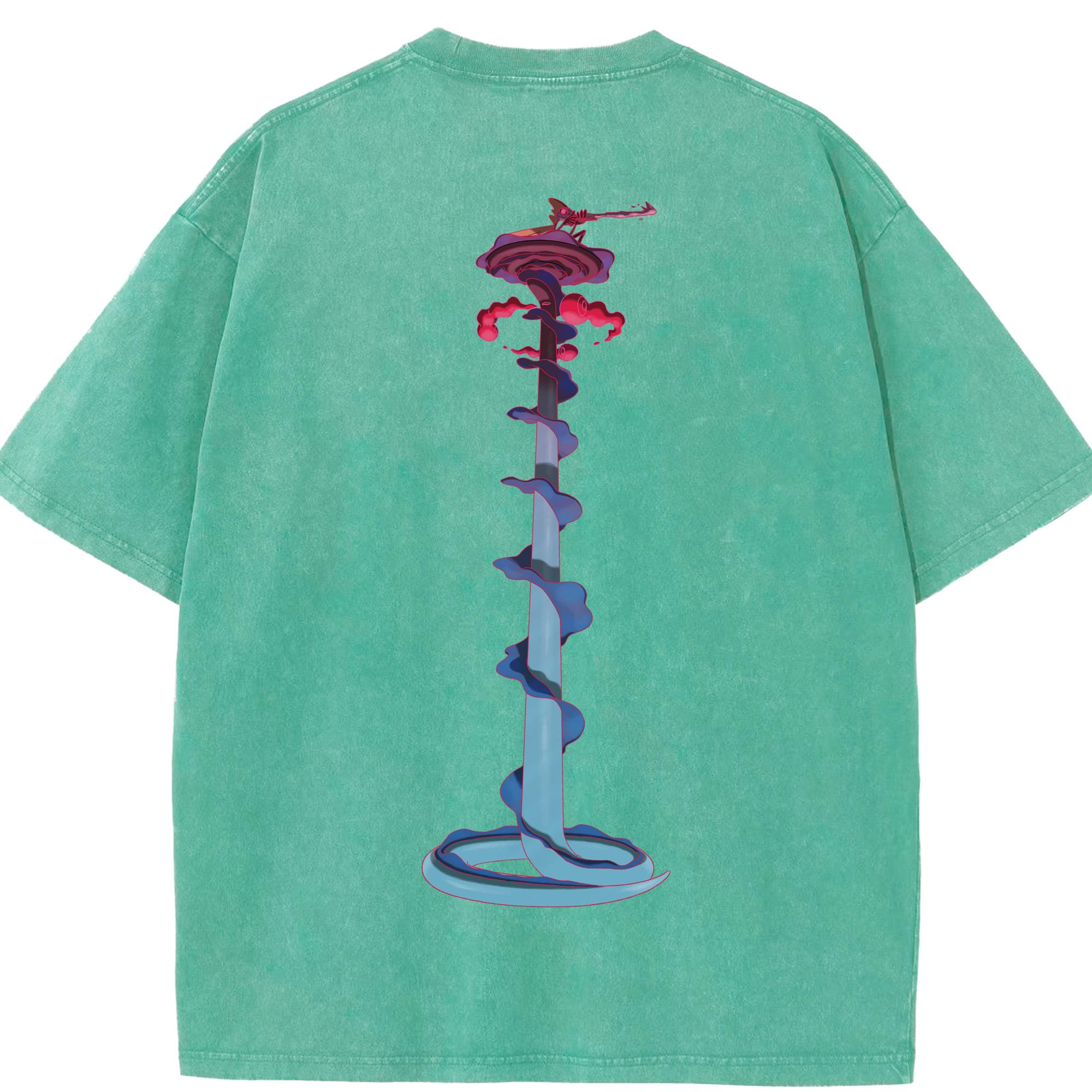 （画像用） ポケットモンスター Pokémon 綿100% ヴィンテージ風 半袖Tシャツ（背面プリント）